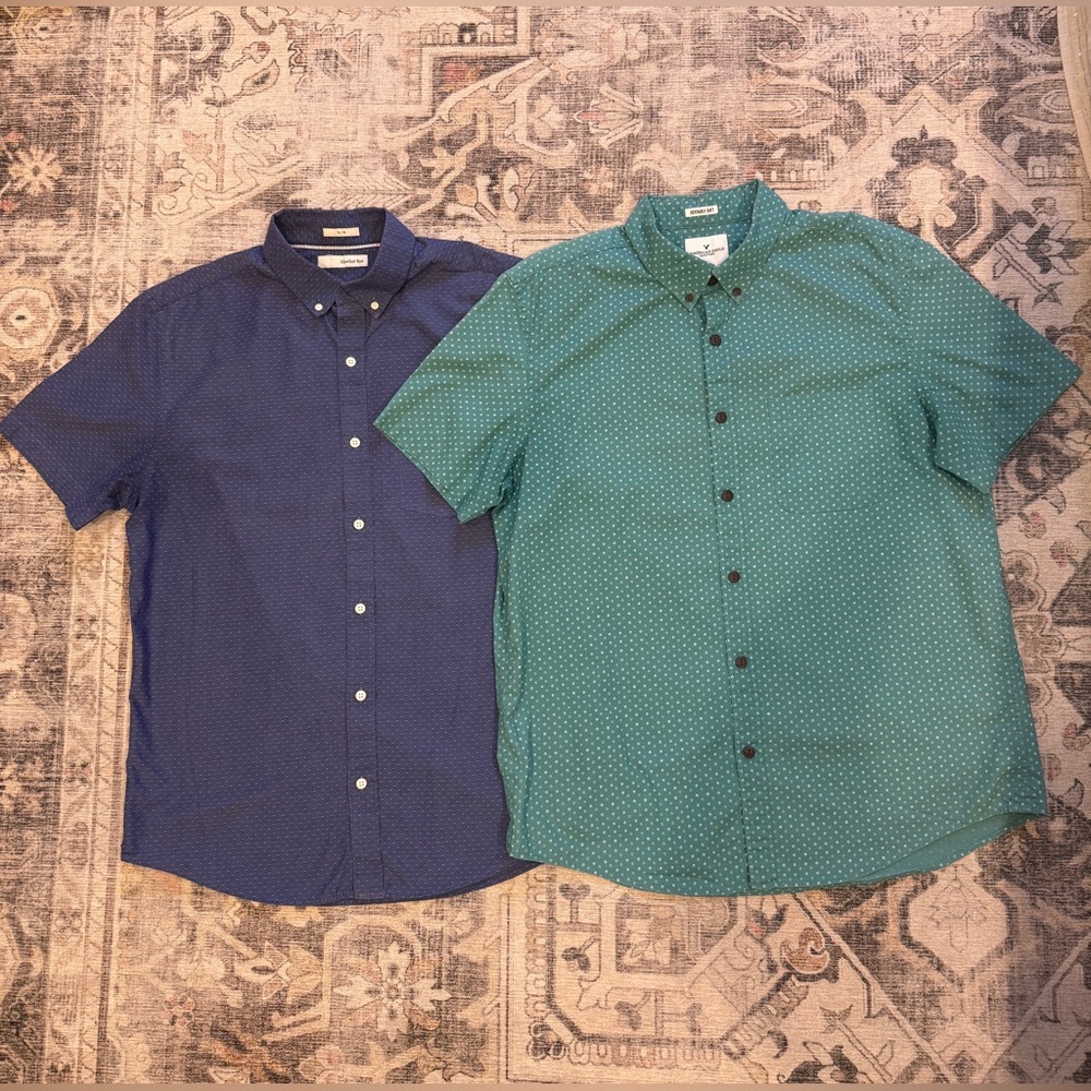 Men's Casual Button Down Shirt bundle